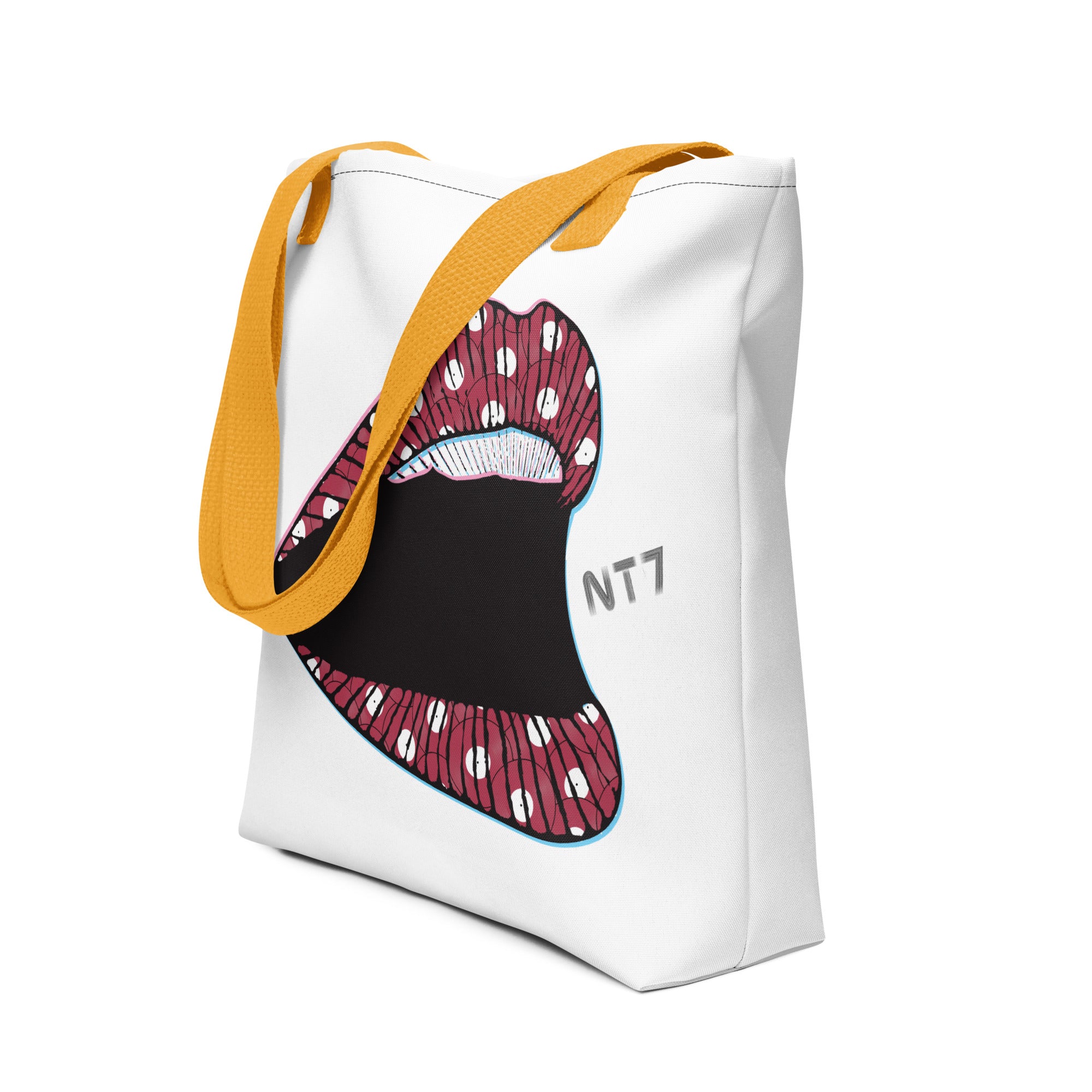 Vinyl Lips - Tote Bag