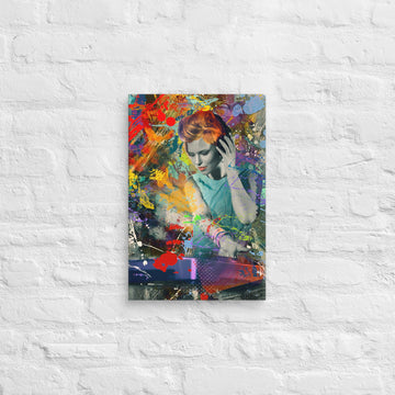 Female DJ - Canvas Artwork