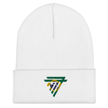 Brazil embroidered 'NT7' Cuffed Beanie (Unisex)