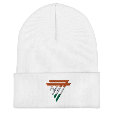 India embroidered 'NT7' Cuffed Beanie (Unisex)