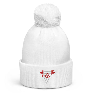 Canada embroidered 'NT7' Pom-Pom Beanie (Unisex)