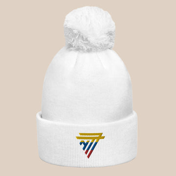 Colombia embroidered 'NT7' Pom-Pom Beanie (Unisex)