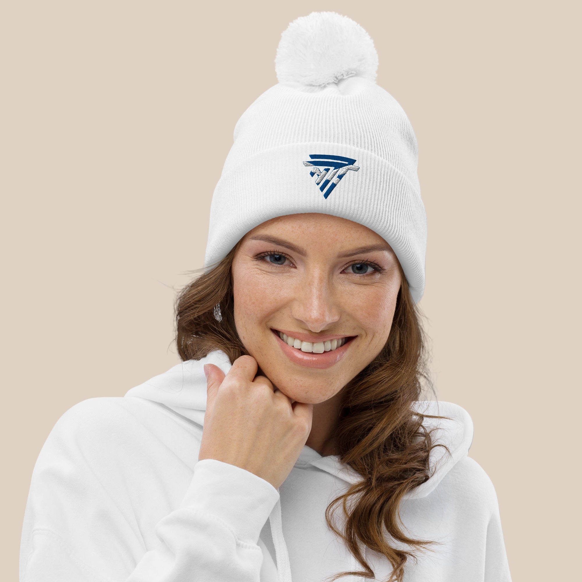 Scotland embroidered 'NT7' Pom-Pom Beanie (Unisex)