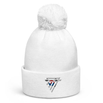 South Korea embroidered 'NT7' Pom-Pom Beanie (Unisex)