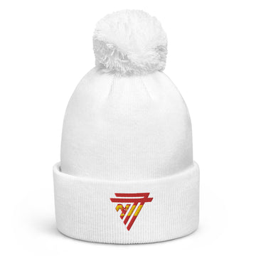Spain embroidered 'NT7' Pom-Pom Beanie (Unisex)