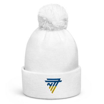 Ukraine embroidered 'NT7' Pom-Pom Beanie (Unisex)