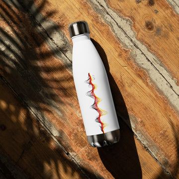 Germany 3D Music Soundwave - Stainless steel water bottle