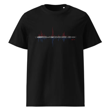 Netherlands Pulse Music Soundwave - organic cotton t-shirt (Unisex)