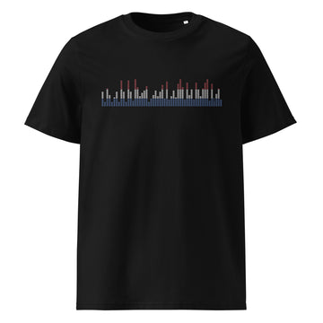 Netherlands Music Graphic Equalizer - organic cotton t-shirt (Unisex)