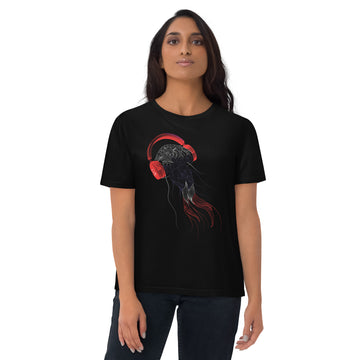 Thailand Jellyfish DJ with Headphones - organic cotton t-shirt (Unisex)
