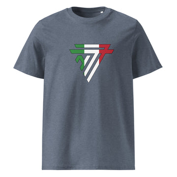 Italy Superhero Fashion Chest Logo - organic cotton t-shirt (Unisex)