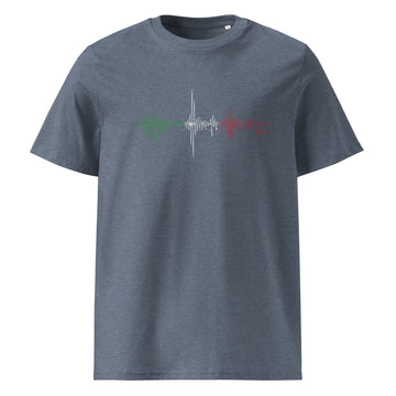 Italy Pulse Music Soundwave - organic cotton t-shirt (Unisex)