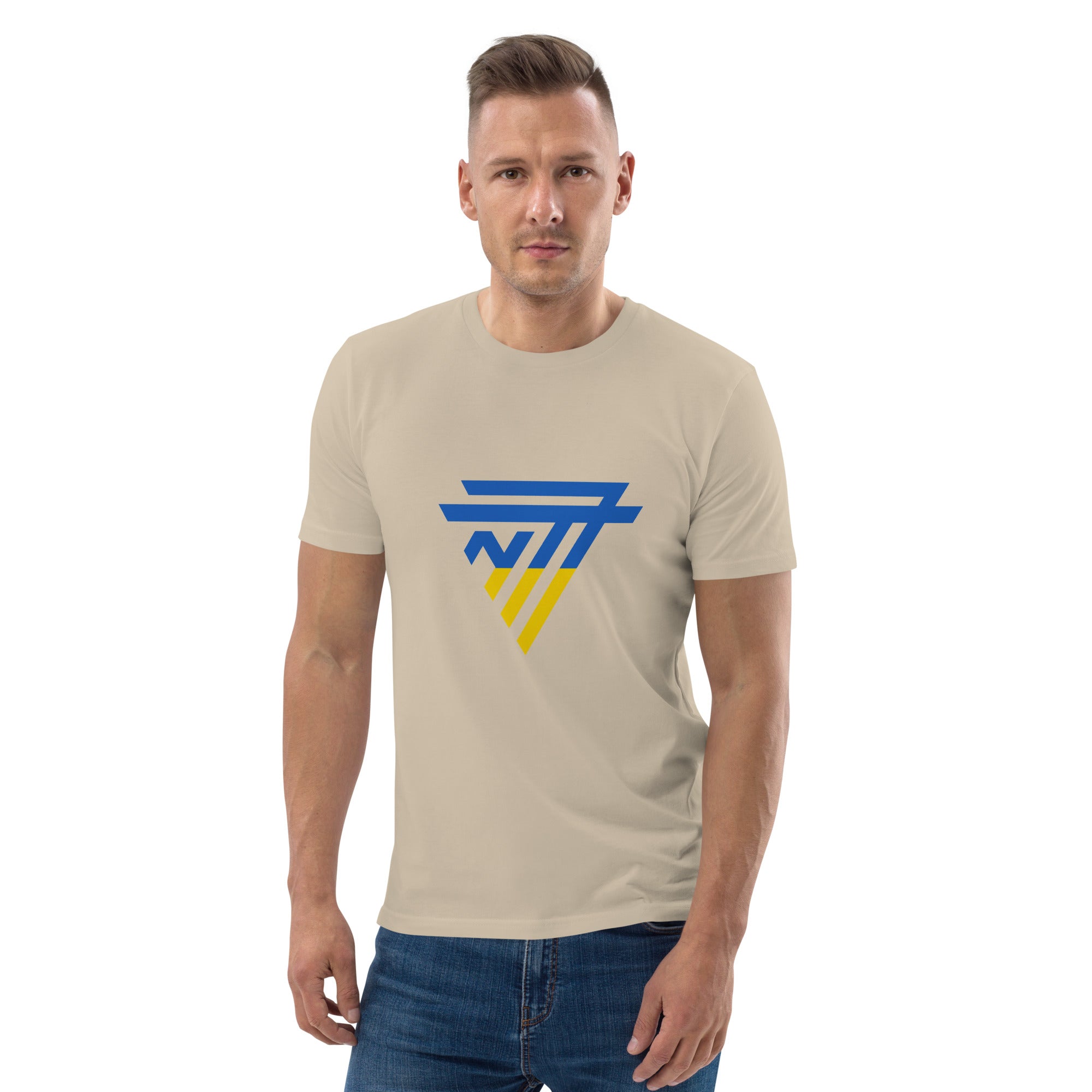 Ukraine Superhero Fashion Chest Logo - organic cotton t-shirt (Unisex)