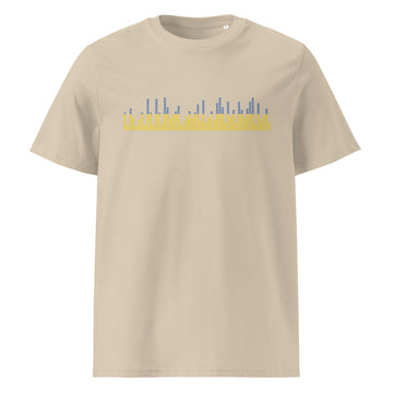 Ukraine Music Graphic Equalizer - organic cotton t-shirt (Unisex)