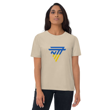 Ukraine Superhero Fashion Chest Logo - organic cotton t-shirt (Unisex)