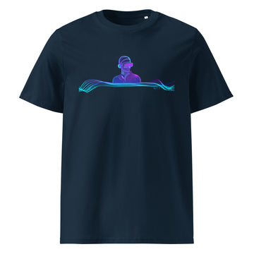 VR Man with Headphones - Unisex organic cotton t-shirt