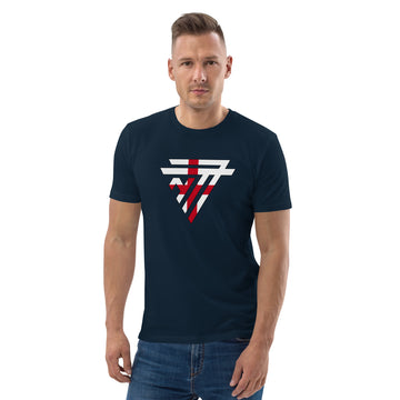 England Superhero Fashion Chest Logo - organic cotton t-shirt (Unisex)