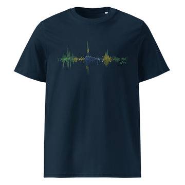 Brazil Pulse Music Soundwave - organic cotton t-shirt (Unisex)