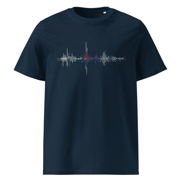 South Korea Pulse Music Soundwave - organic cotton t-shirt (Unisex)