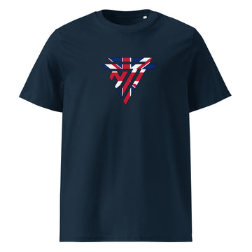 Great Britain Superhero Fashion Chest Logo - organic cotton t-shirt (Unisex)