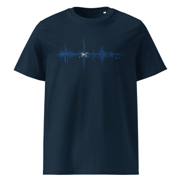 Scotland Pulse Music Soundwave - organic cotton t-shirt (Unisex)