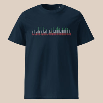 Iran Graphic Equalizer - Organic Tee (Unisex)