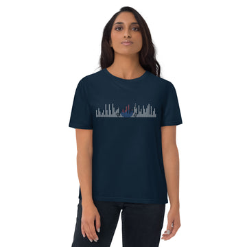 South Korea Music Graphic Equalizer - organic cotton t-shirt (Unisex)