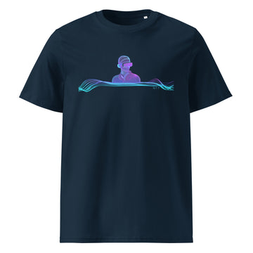 VR Man with Headphones - Women's organic cotton t-shirt