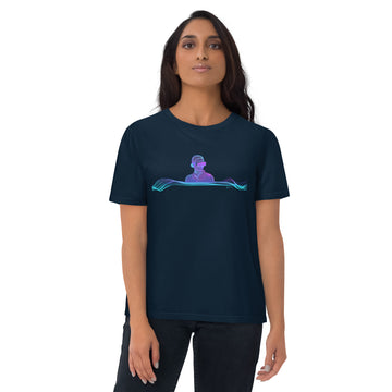 VR Man with Headphones - Women's organic cotton t-shirt
