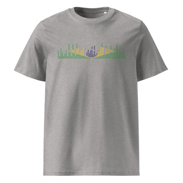 Brazil Music Graphic Equalizer - organic cotton t-shirt (Unisex)