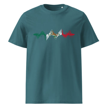 Mexico 3D Music Soundwave - organic cotton t-shirt (Unisex)