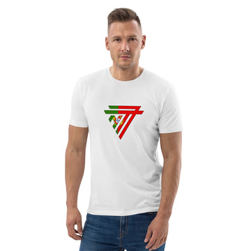 Portugal Superhero Fashion Chest Logo - organic cotton t-shirt (Unisex)