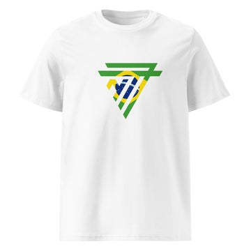 Brazil Superhero Fashion Chest Logo - organic cotton t-shirt (Unisex)