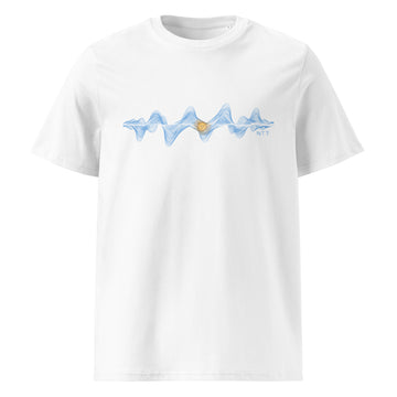 Argentina 3D Music Soundwave - organic cotton t-shirt (Unisex)