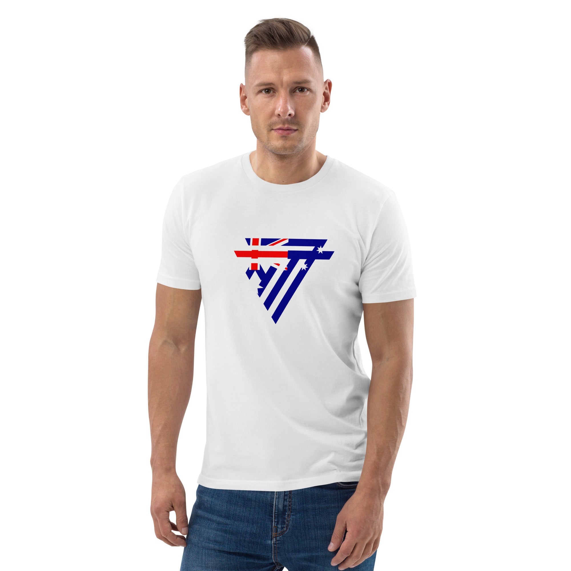 Australia Superhero Fashion Chest Logo - organic cotton t-shirt (Unisex)