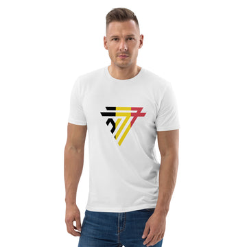 Belgium Superhero Fashion Chest Logo - organic cotton t-shirt (Unisex)