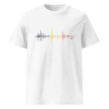 Belgium Pulse Music Soundwave - organic cotton t-shirt (Unisex)