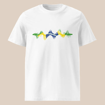 Brazil Sound Wave (v1) - Organic Tee (Unisex)