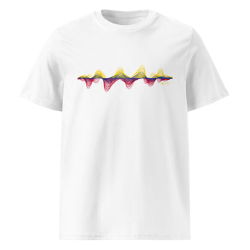 Colombia 3D Music Soundwave - organic cotton t-shirt (Unisex)