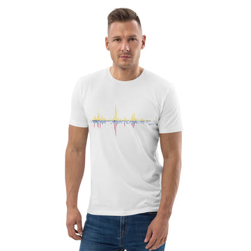 Colombia Pulse Music Soundwave - organic cotton t-shirt (Unisex)