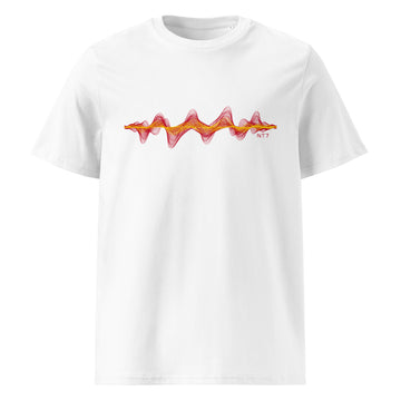 Spain 3D Music Soundwave - organic cotton t-shirt (Unisex)