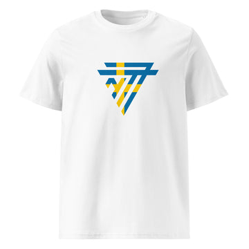 Sweden Superhero Fashion Chest Logo - organic cotton t-shirt (Unisex)