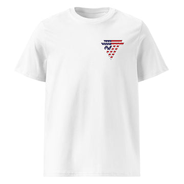 USA Fashion Chest Logo - organic cotton t-shirt (Unisex)