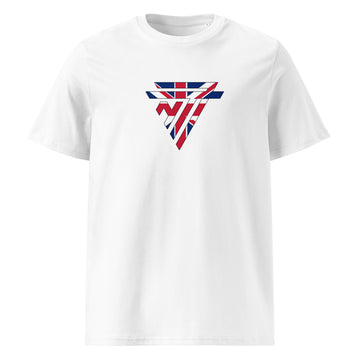 Great Britain Superhero Fashion Chest Logo - organic cotton t-shirt (Unisex)