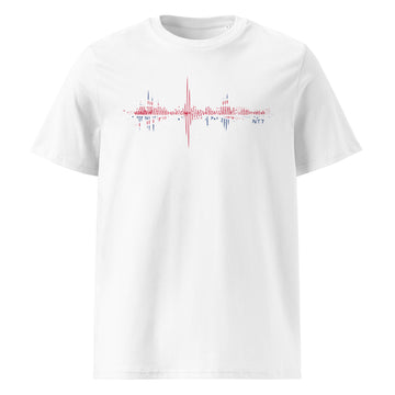 Great Britain Pulse Music Soundwave - organic cotton t-shirt (Unisex)