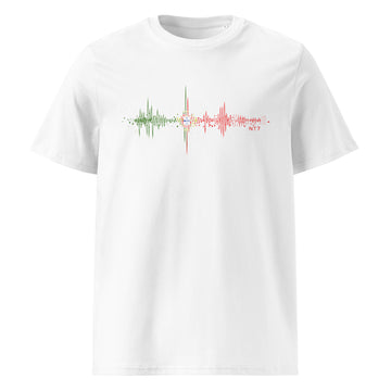 Portugal Pulse Music Soundwave - organic cotton t-shirt (Unisex)