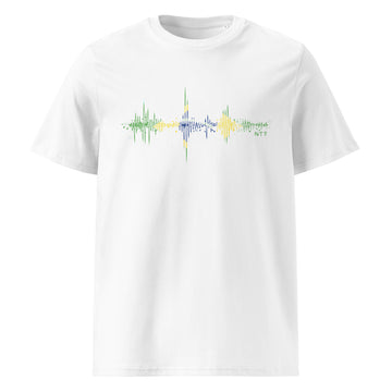 Brazil Pulse Music Soundwave - organic cotton t-shirt (Unisex)