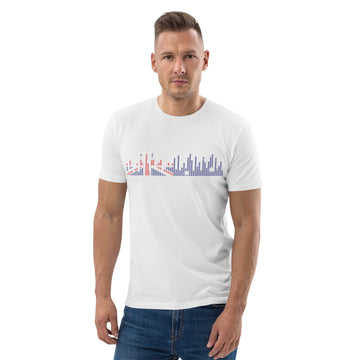 Australia Music Graphic Equalizer - organic cotton t-shirt (Unisex)