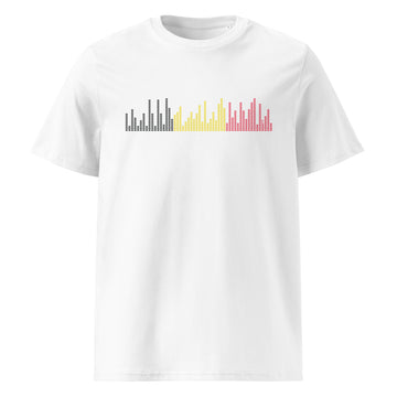 Belgium Music Graphic Equalizer - organic cotton t-shirt (Unisex)
