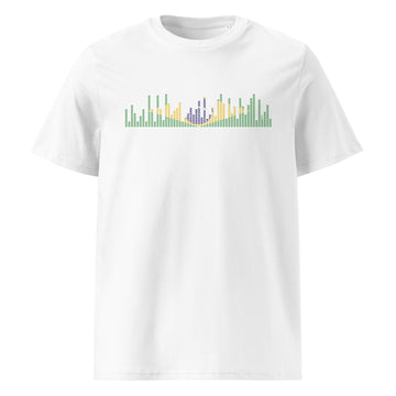 Brazil Music Graphic Equalizer - organic cotton t-shirt (Unisex)